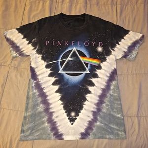 Liquid Blue Pink Floyd Tie Dye